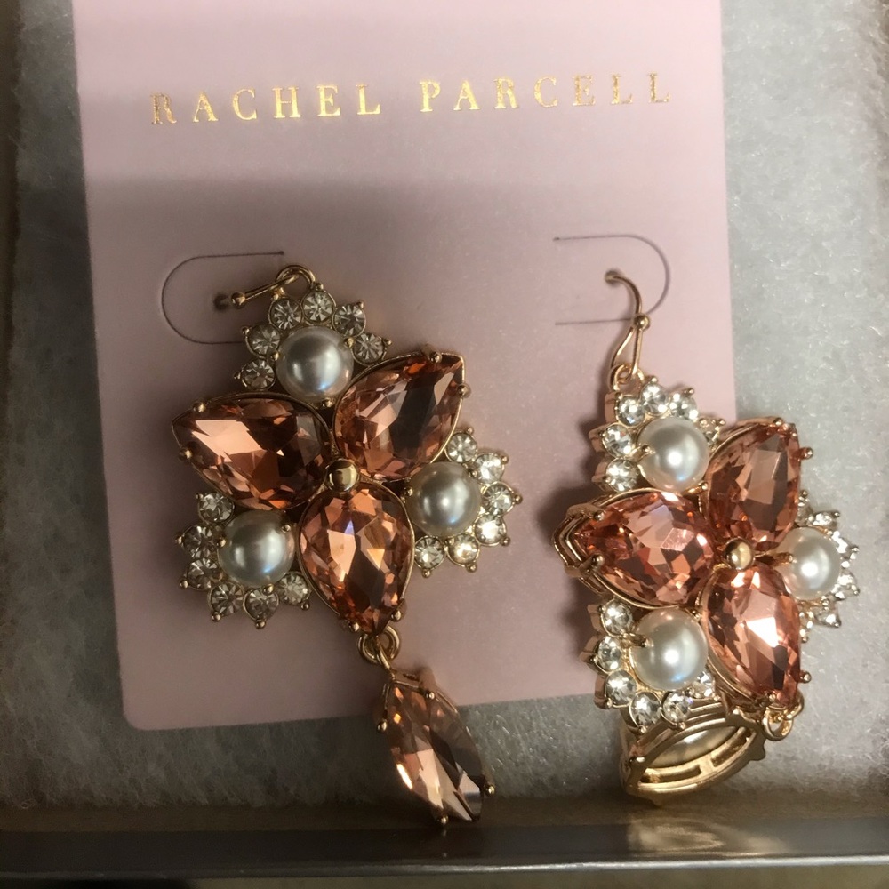 Rose Gold earrings. Never worn